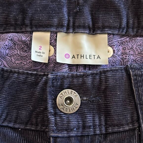 Athleta Navy Blue Corduroy Pants - Picture 2 of 9
